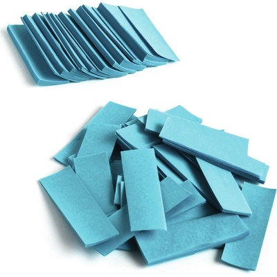 Tcm Fx pomalu padající obdélníkové konfety 55x18mm světle modré 1kg