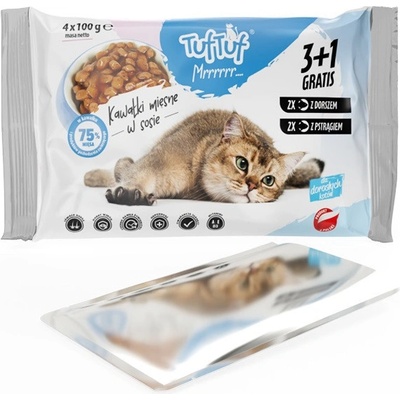 TUF TUF with cod and trout 4 x 100 g