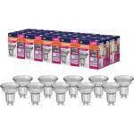 OSRAM LED Star Value PAR16 LED lamp for GU10 base, reflector lamp, GL, 350 lumens, cold white (4000K), replacement for conventional 50W light bulbs, not dimmable, pack of 10 - 4058075055162 (LVPAR165036 4,3