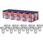 OSRAM LED Star Value PAR16 LED lamp for GU10 base, reflector lamp, GL, 350 lumens, cold white (4000K), replacement for conventional 50W light bulbs, not dimmable, pack of 10 - 4058075055162