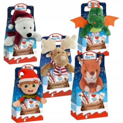 Ferrero Kinder Maxi Mix s plyšákem Vánoce 133 g – Zboží Dáma