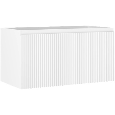 Mexen Rivel шкаф за баня под мивка 90 см, 1 чекмедже, набразден, бял мат - 91A20-09047-1-BF01 (91A20-09047-1-BF01)