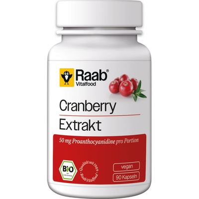 Raab Vitalfood Organic Cranberry Forte - 90 капсули