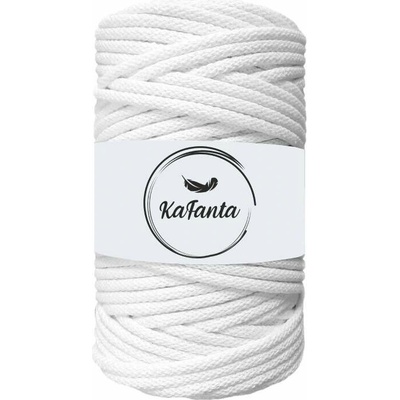 Bavlnená šnúra KaFanta 5 mm - biela