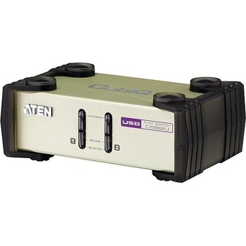 Aten CS-82U KVM přepínač 2-port KVM PS/2+USB, 1.2m kabely