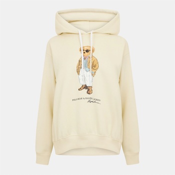 Ralph Lauren Суичър POLO RALPH LAUREN Women's Bear Pull Over Hoodie - PARCHMENT CREAM