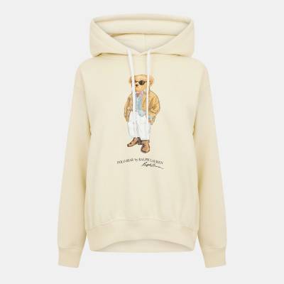 Ralph Lauren Суичър POLO RALPH LAUREN Women's Bear Pull Over Hoodie - PARCHMENT CREAM