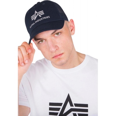 Alpha Industries Basic Trucker Cap rep blue modrá