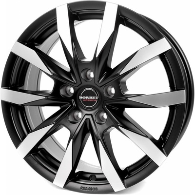 BORBET CW5 6x16 5x118 ET68 black polished
