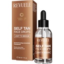 Revuele Paradise Bronze Self Tan Face Drops samoopalovací kapky na obličej odstín Light To Medium 30 ml