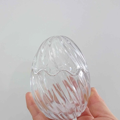 Clayre Eef skleněná dóza vajíčko 11,5 x 8,5 cm – Sleviste.cz