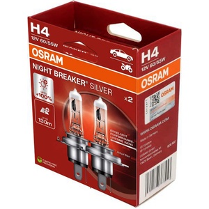OSRAM night breaker silver 2hb h4 60/55w 3200k