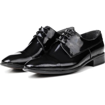 Ducavelli Мъжки обувки от естествен лак - Черни #320231 (320231_Черно)