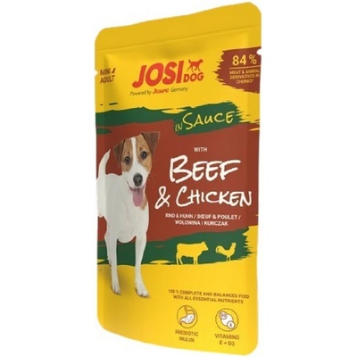 Josidog adult mini with Beef & Chicken in Sauce 100 g
