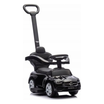 LeanToys Mercedes 3v1 odrážedlo s tlačítkem, černá