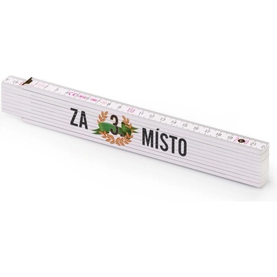 Metrie Block 52 Skládací metr s potiskem Za 3. místo 2 m