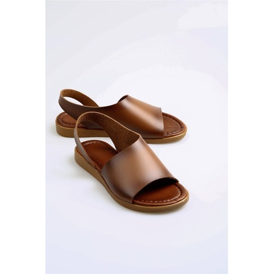 Moda Trend Дамски сандали - Цвят Таба #369542 (369542_Кафяво)