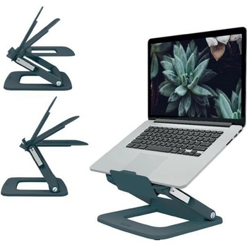 Stojan na notebook nastaviteľný Leitz Ergo s viacerými uhlami sklonu, zamatový šedý