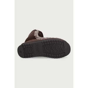 Mou Platform Boot Suede апрески дамски от велур - answear - 467,25 лв