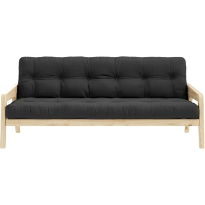 Karup Design Черен/сив разтегателен диван 204 cm Grab - Karup Design (132101734)