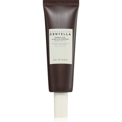 SKIN1004 Madagascar Centella Probio-Cica Glow Sun Ampoule защитен серум възстановяващ кожната бариера SPF 50+ 50ml
