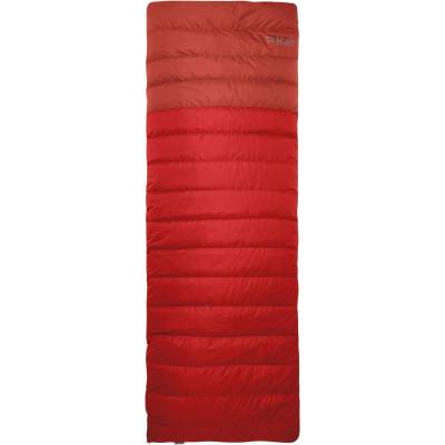 Rab Пухен спален чувал Rab Outpost 700 Down sleeping bag - Tuscan Red / Dark Horizon - размер bis 190 cm Körperlänge (513-1257-0211)