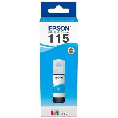 Epson Мастило Epson 115 EcoTank Cyan съвместим (C13T07D24A)