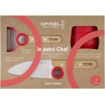 Opinel Детски комплект за готвене LE PETIT CHEF, комплект от 3 бр. , червен, Opinel (OPIA0107631)