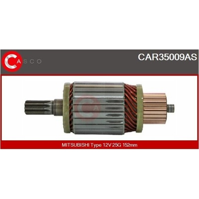 Rotor, štartér CASCO CAR35009AS