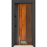 Starsteeldoor Блиндирана врата Outdoor - COM-2300 Класик wood Антрацит (цена без монтаж)