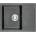 Inter Ceramic Кухненска мивка ICGS 8220GRAY, Inter Ceramic, гранит, с плот, със сифон, 62x50см (8220GRAY)
