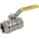 Giacomini - Италия Giacomini R250D 1.1/2" FF Сферичен кран с дълга жълта дръжка за газ (250X027)