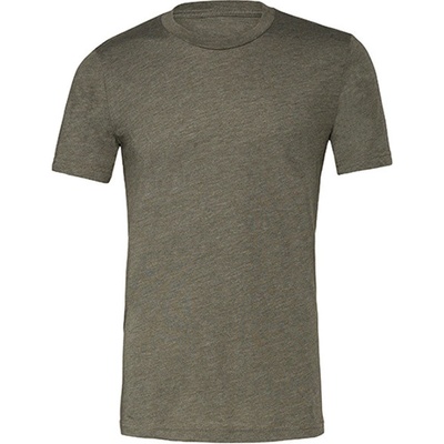 Canvas tričko s krátkym rukávom CV3001CVC heather military green