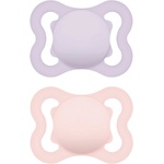 MAM Supreme 0m+ биберон Purple/ Pink 2 бр