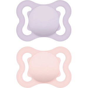MAM Supreme 0m+ биберон Purple/ Pink 2 бр