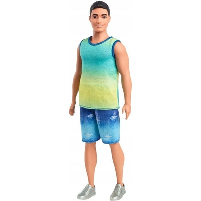 Barbie KEN Fashionistas 30cm Letné tričko Ombre kraťasy