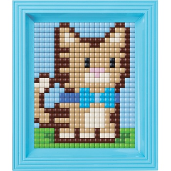 Image 1 of Pixelhobby Мозайка с рамка и пиксели XL, Pixelhobby - Коте (12062)