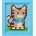 Pixelhobby Мозайка с рамка и пиксели XL, Pixelhobby - Коте (12062)