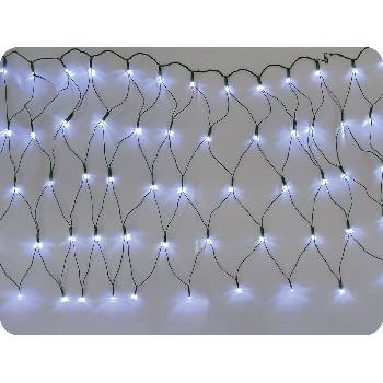 ACA Lighting LED sieť 2m x 1.5výška 240LED s adaptérom CW blikací mód zelený kábel