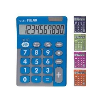 MILAN Calculator 10-digit TOUCH DUO large keys mixed colors, display 6 pcs MILAN Price per 1 pc