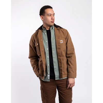 Carhartt WIP Michigan Coat Hamilton Brown Tobacco rinsed
