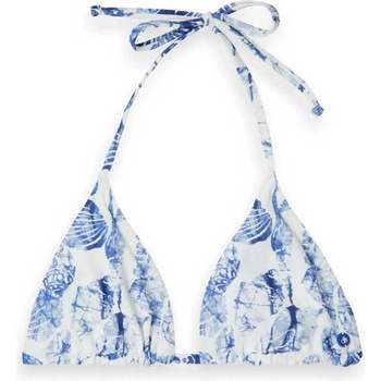 Scotch & Soda Reversible bikini top - Blue (Shell Batik Blue)