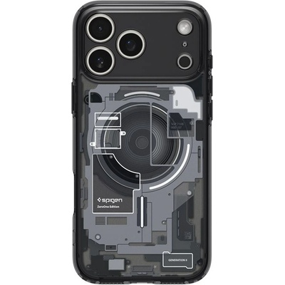 Spigen Калъф Spigen - Ultra Hybrid MagSafe, iPhone 17 Pro, Zero One Black (ACS10353)