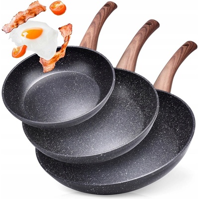 Vilde Granitová pánev , sada 3 ks, 20 cm, 24 cm, 28 cm