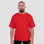 GymBeam Тениска Grind Red XL