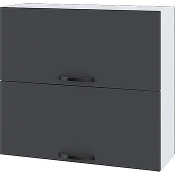 ИРИМ Горен кухненски шкаф Сити БФ-Карбон мат-11-12 80 см