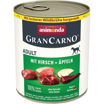 Animonda Gran Carno Original Adult hovädzie a jelenie mäso s jablkami 6 x 800 g