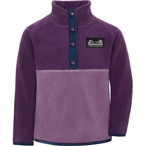 Didriksons Детски поларен пуловер Didriksons Kid's Monte Half Button Fleece jumper - Northen Purple - размер 130 (704-6249-0516)