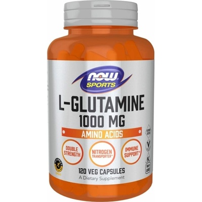 Now Foods Extra silný L-glutamín 1000 mg 120 veg kapsúl