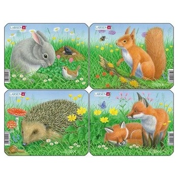 Image 1 of Larsen - Пъзел: Серия - "Животни" - 5 части, малък